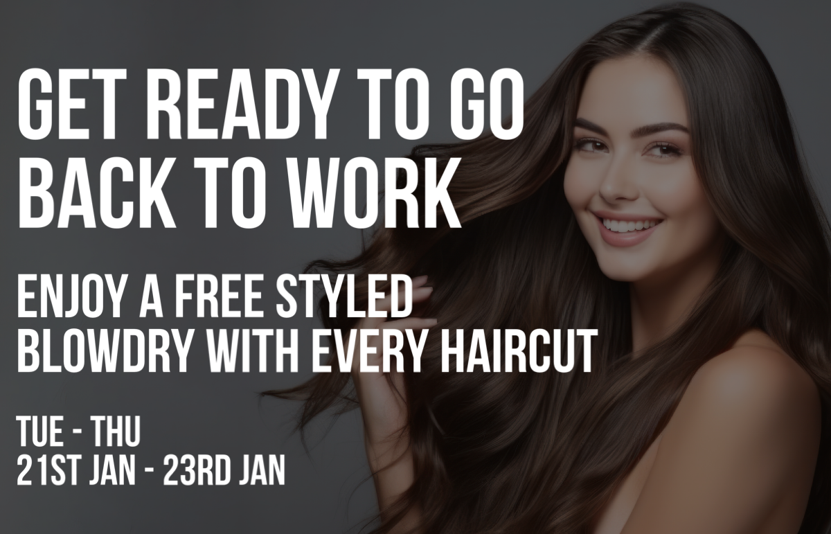 Xcentrik Hair - Free blowdry with every haircut