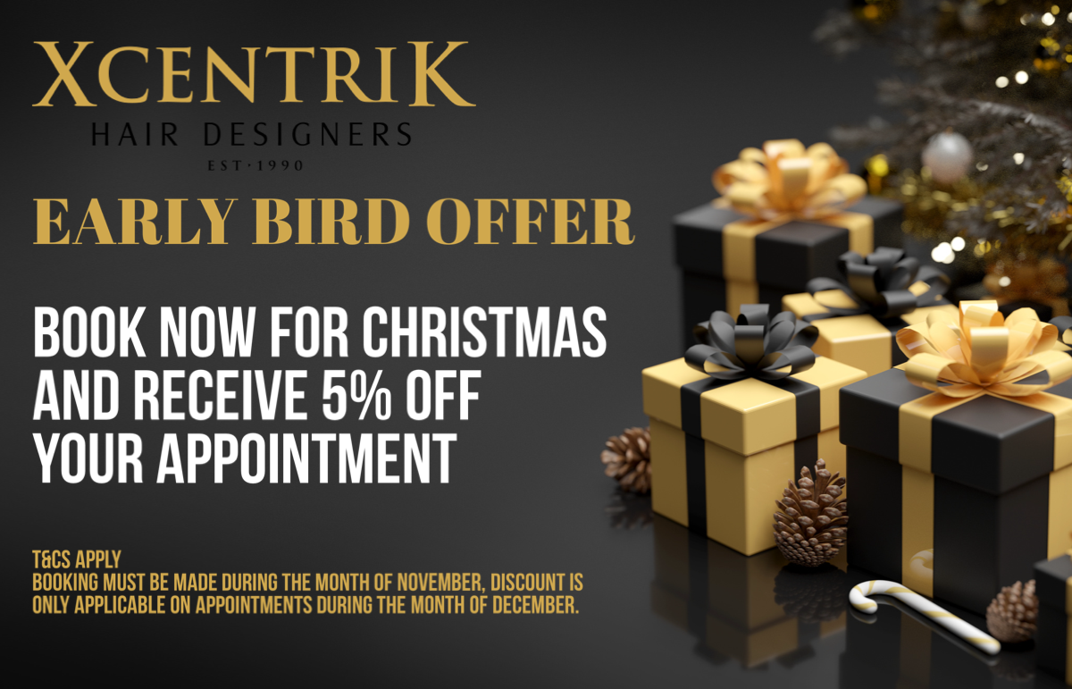 Book in for December now and recieve 5% OFF